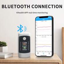 🔥Sale 50% Off🔥 Smart Dual Function Monitor – Finger Pulse Oximeter & Blood Pressure, Bluetooth Enabled