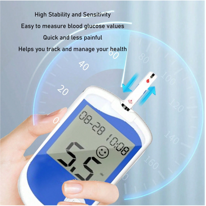 🚨Hot Offer: 50% OFF🚨Blood Glucose Monitor Kit with Large Display – 50 Test Strips