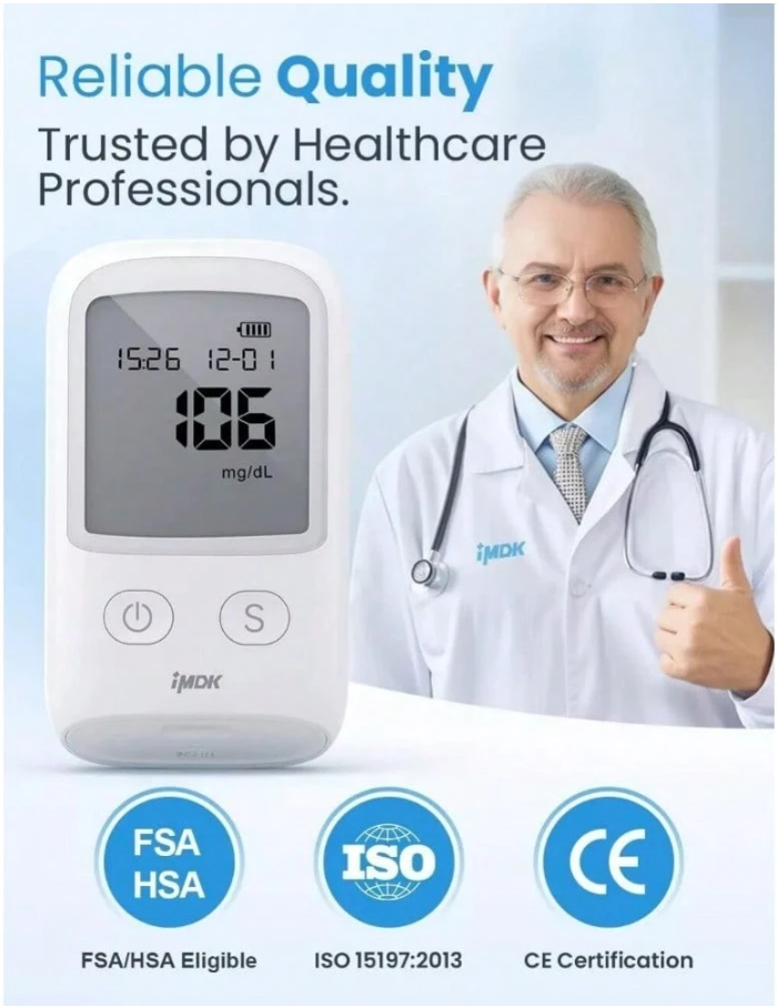 💥Buy Now & Save 50%💥Portable Blood Glucose Meter Kit