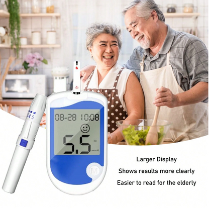 🚨Hot Offer: 50% OFF🚨Blood Glucose Monitor Kit with Large Display – 50 Test Strips