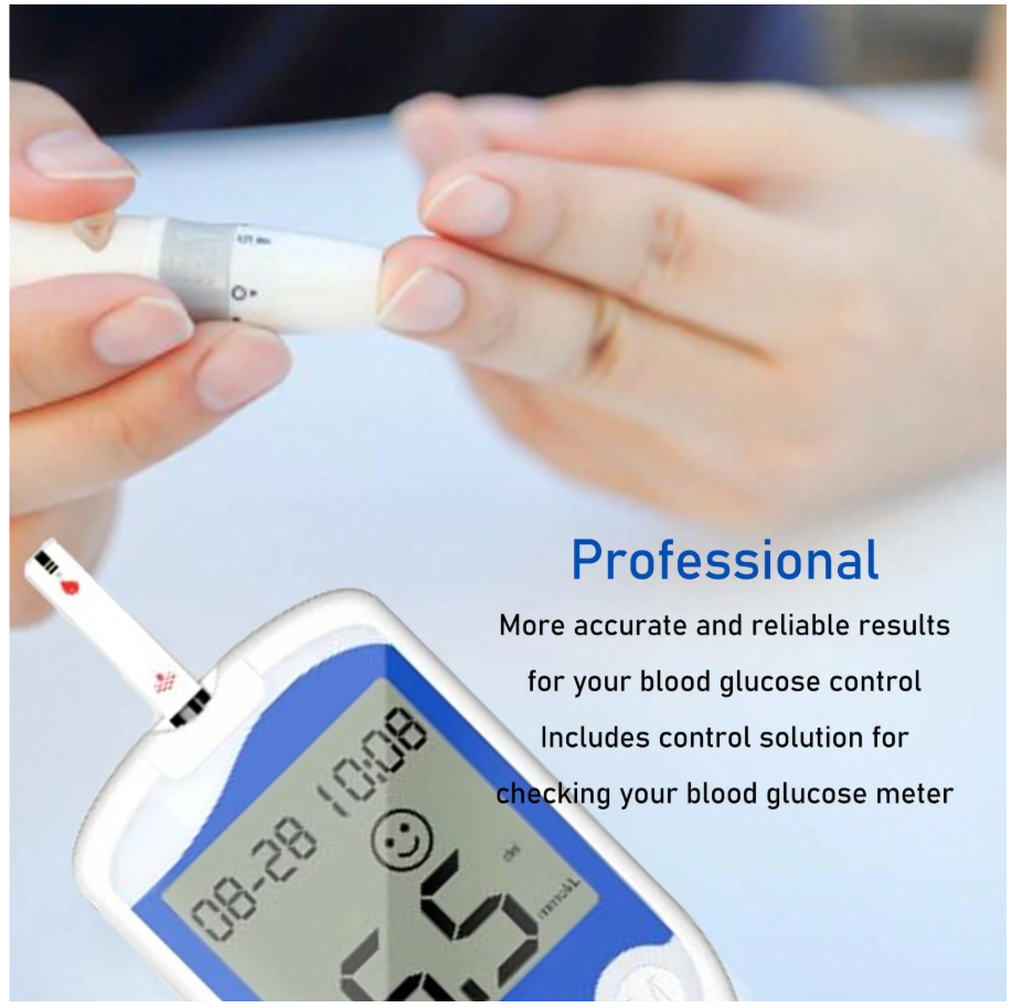 🚨Hot Offer: 50% OFF🚨Blood Glucose Monitor Kit with Large Display – 50 Test Strips
